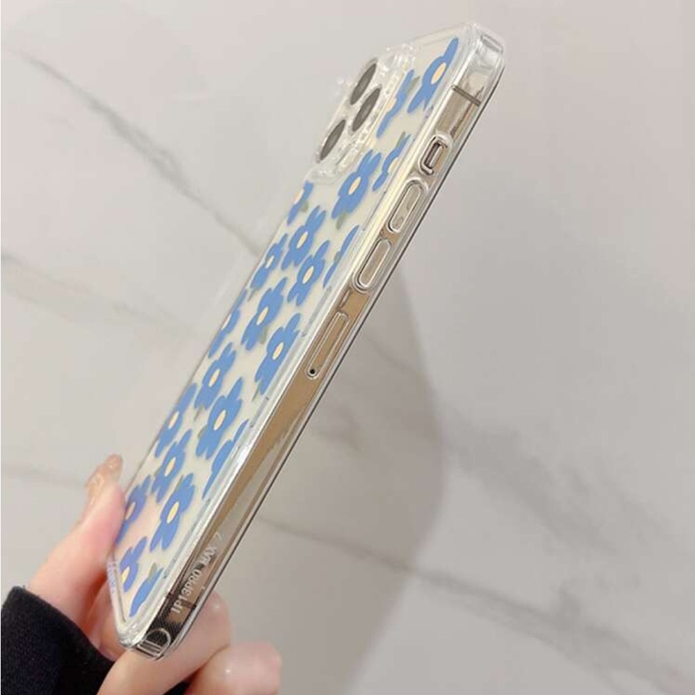 ⚠️Clearance iPhone 13 Pro Floral Blue Phone Case - Picture 2 of 5